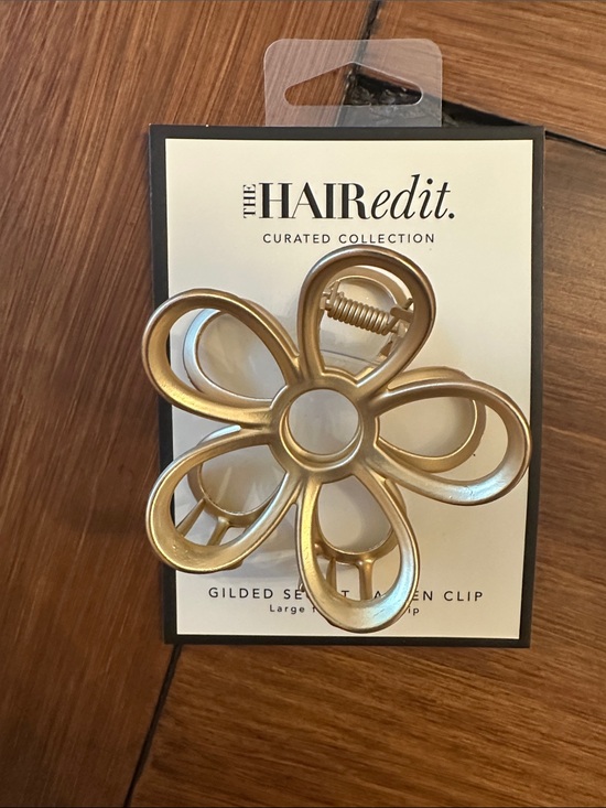 Hair Edit Accessories - Gold Flower Hair Clip
